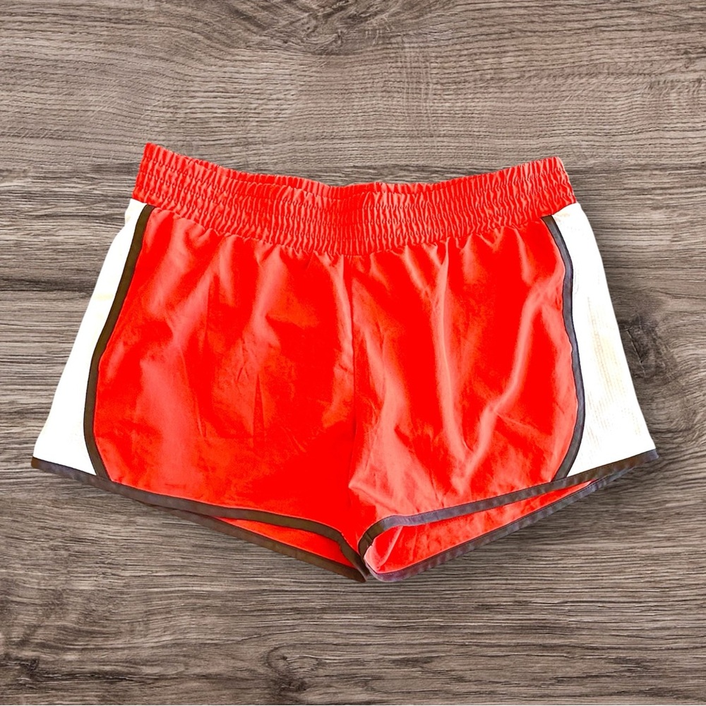 Tek Gear Athletic Shorts Orange & white